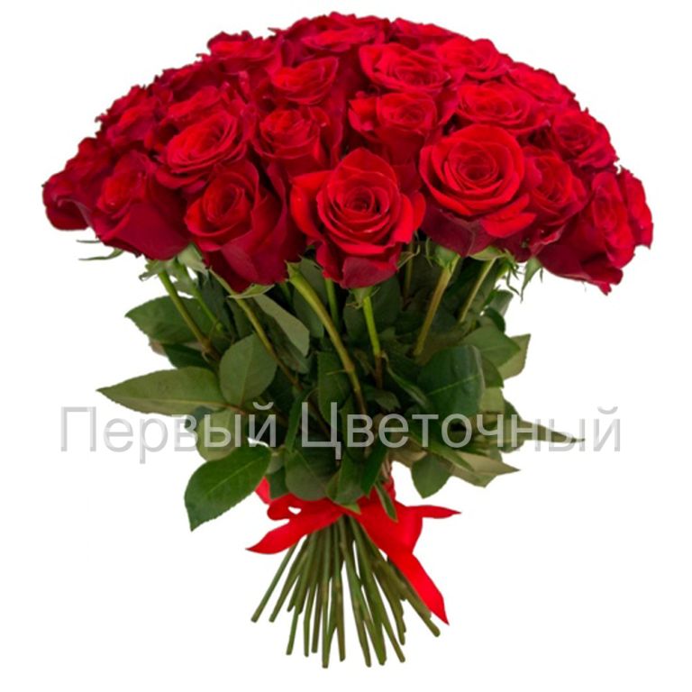 Букет из красных роз (50, 60, 70, 80 см. Россия) в Ставрополе