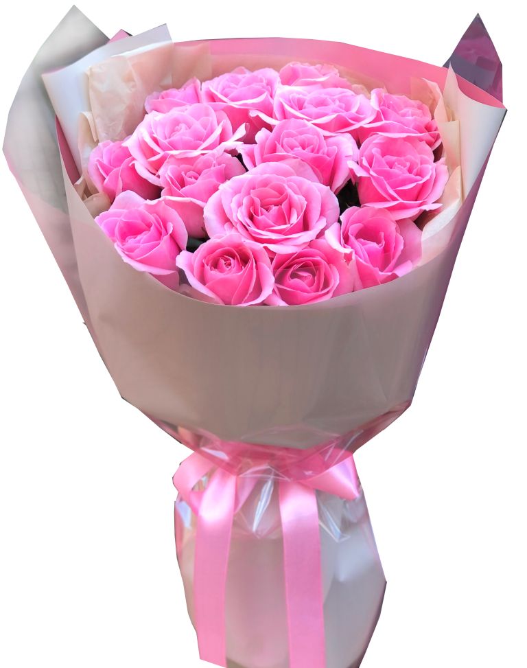 Букет из розовых роз "Сеньорита" в Ставрополе