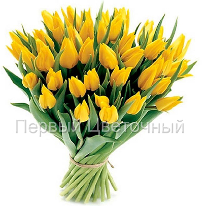 Букет из тюльпанов "Солнечный" в Ставрополе